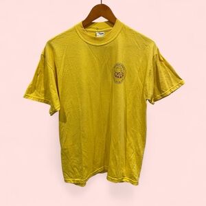 Vintage y2k Snake’s Regatta sailing buttercup yellow t-shirt Jerzees soft